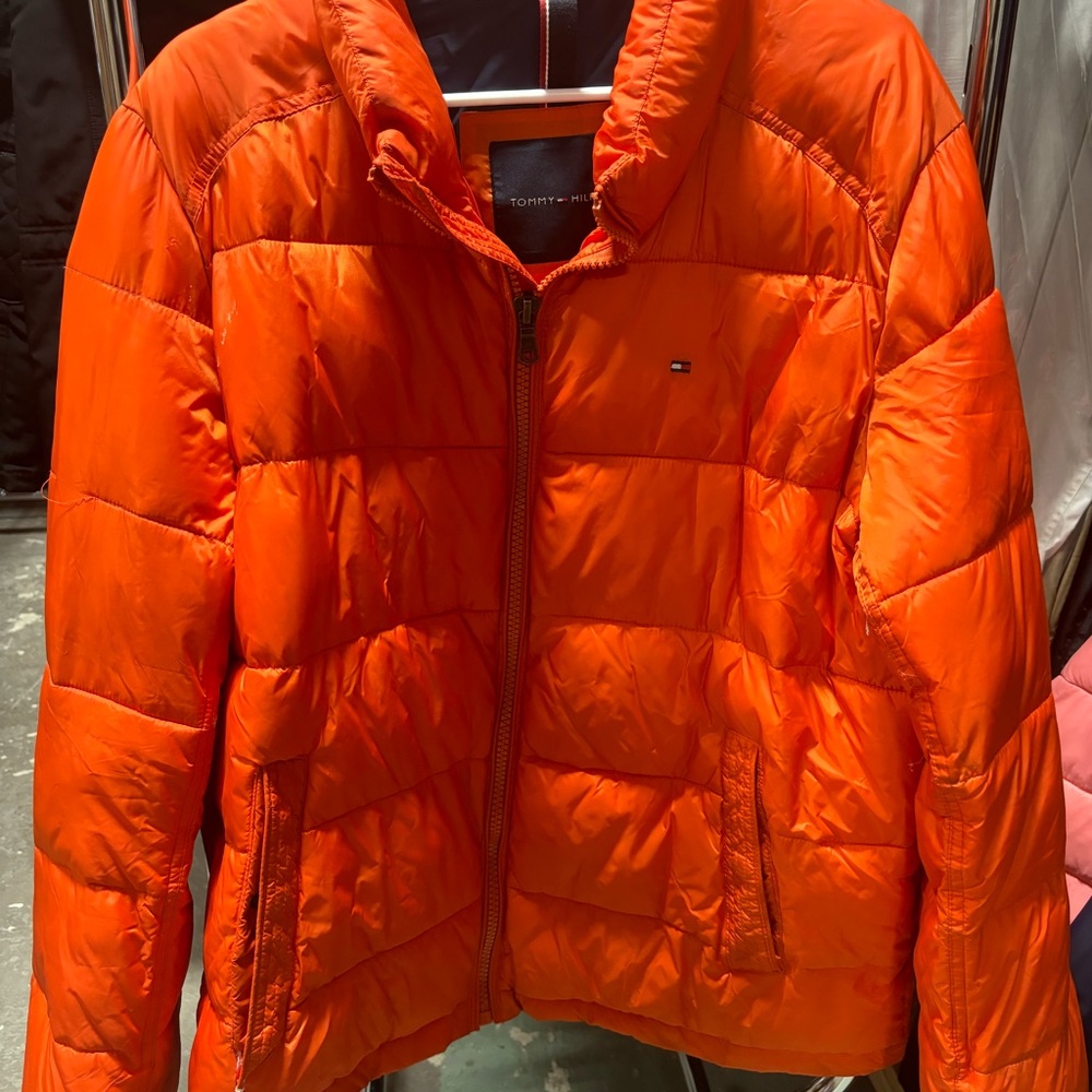 Tommy Hilfiger Orange Puffer